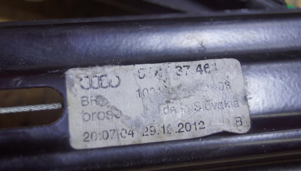 фото №6, Механізм скло лівий перед audi a5 8t sportback