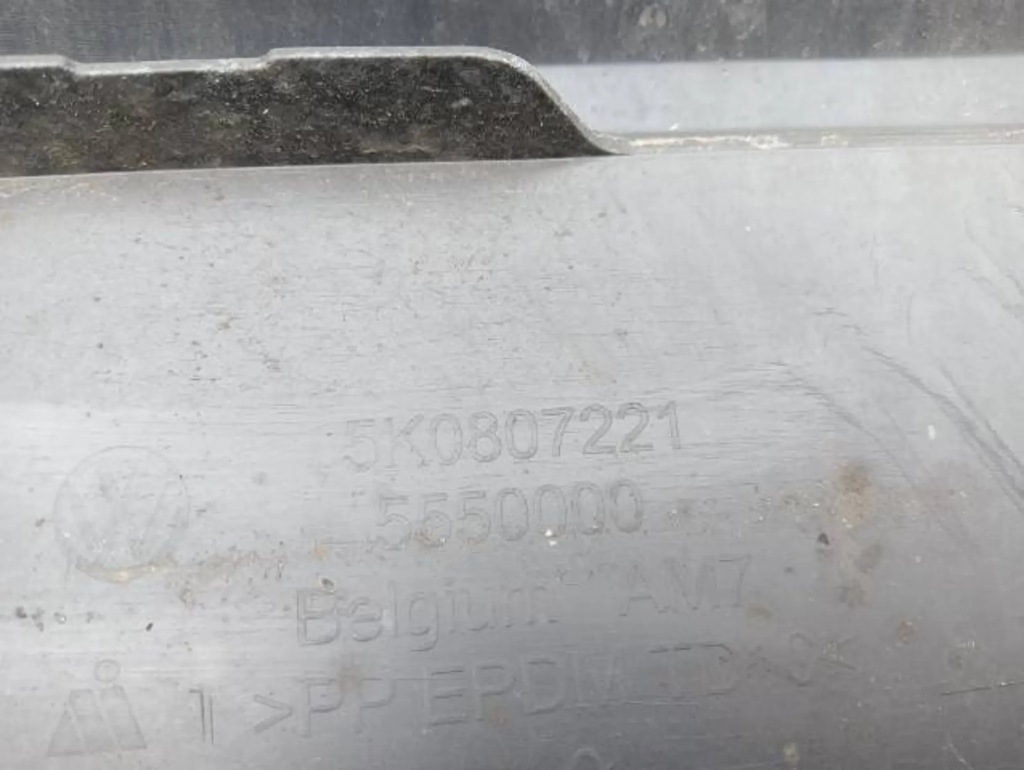 фото №15, 5k0807221 бампер перед передній vw golf vi