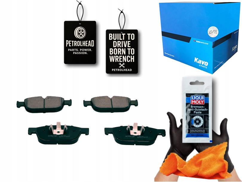 фото №1, Тормозные колодки тормозные kavo parts #petrolhead pro+ kit3