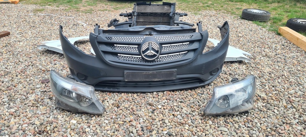 фото №12, Mercedes w447 vito перед kompletny бампер pas капот радіатор крила