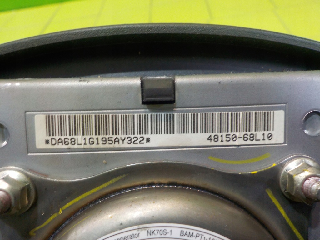 фото №4, Suzuki swift iv mk7 11r 5d подушка безопасности подушка водителя 48150-68l10