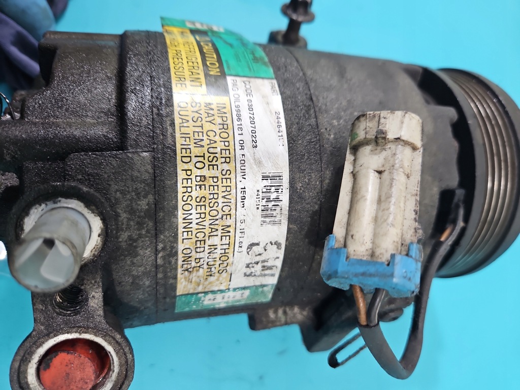 фото №8, Компрессор кондиционера компрессор opel zafira a 1,8 b