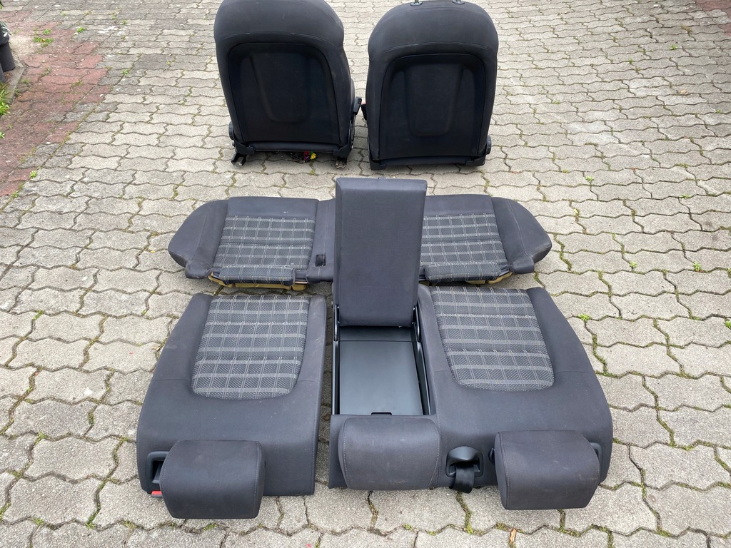 фото №6, Audi a4 b8 kombi комплект сидений сиденье заднее сиденье задняя решётка