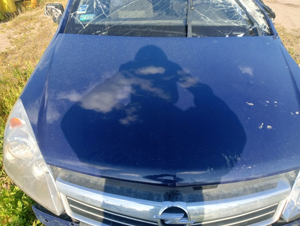 Opel astra h капот крышка двигателя код лакокрасочного покрытия z20z с Разборки