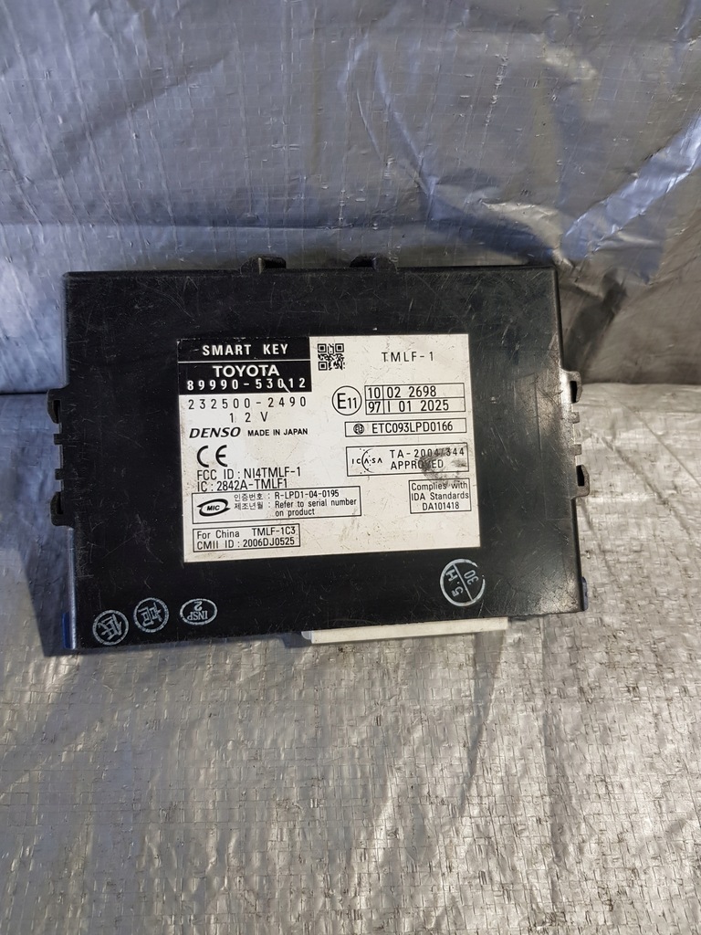 фото №1, Lexus is 250 блок керування модуль smart key 89990-53012