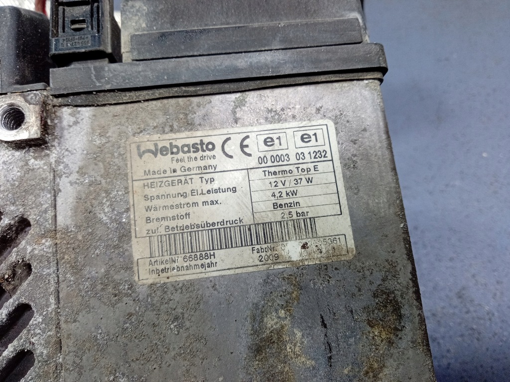 фото №8, Vw golf vi 1.4 b webasto комплект