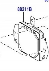 фото №1, Toyota оригинальный номер 88210-0d010 радар distronic yaris cross