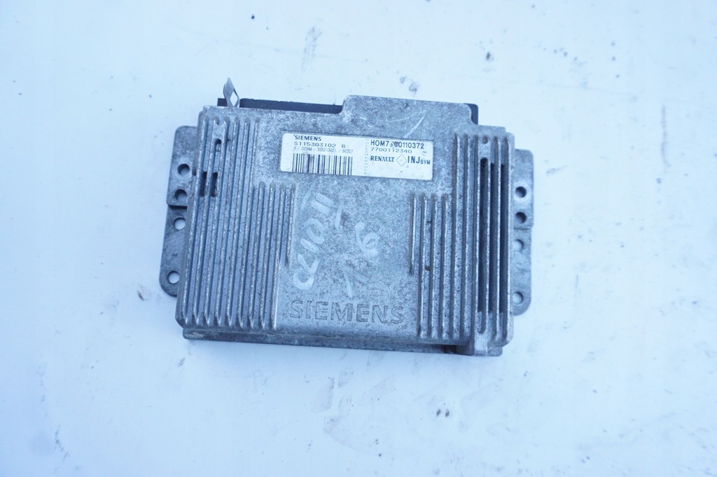 фото №1, Бортовой компьютер блок управления двигателя renault 7700112340