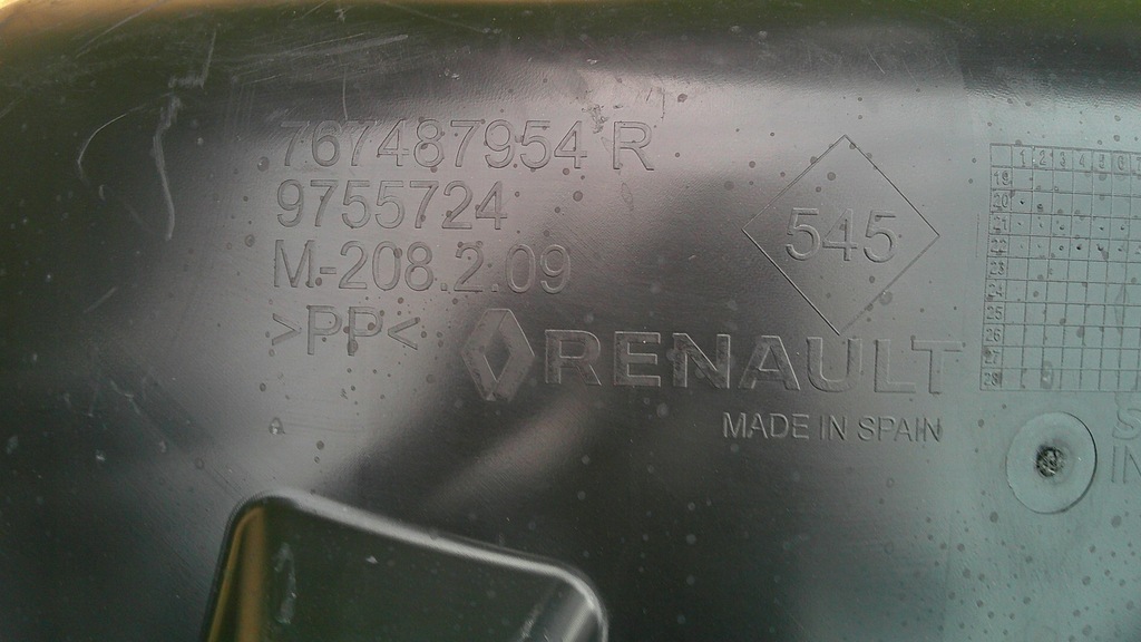 фото №4, Подкрылок правое правый задняя renault captur ii 1.6 e-tech 2023 rok 767487954r