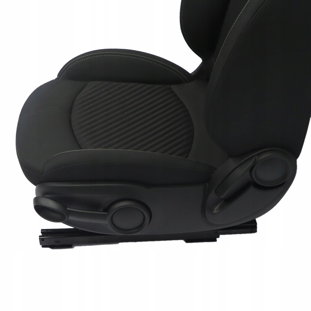 фото №14, Mini r60 countryman сиденье левый перед sport материал diagonal track szary