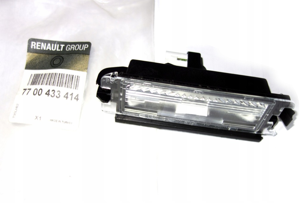 фото №1, Лампа номерного знака dacia logan sandero 7700433414 оригинал
