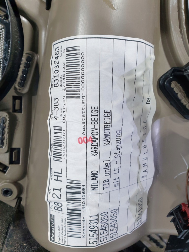 фото №6, Audi a4 b8 8k9 allroad обшивка дверь левый задний