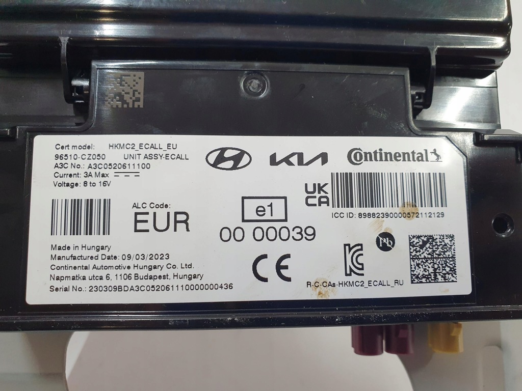 Hyundai tucson iv 23r. модуль блок керування 96510-cz050 Зі Шроту