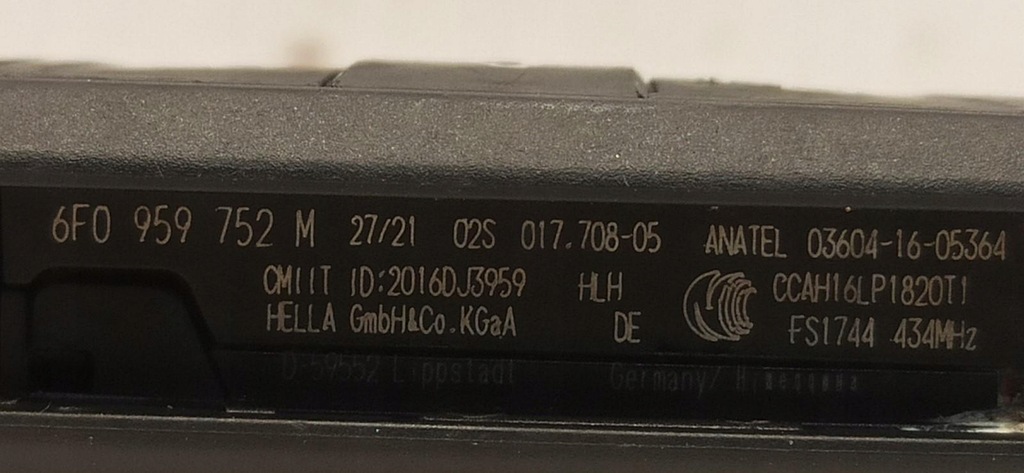 фото №5, Seat arona замок запалювання ключ 6f0959752m 1k0905851