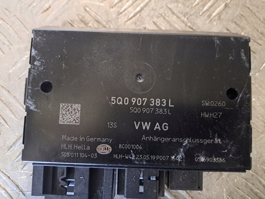 фото №4, Seat leon 2019 r модуль фаркоп 5q0907383l