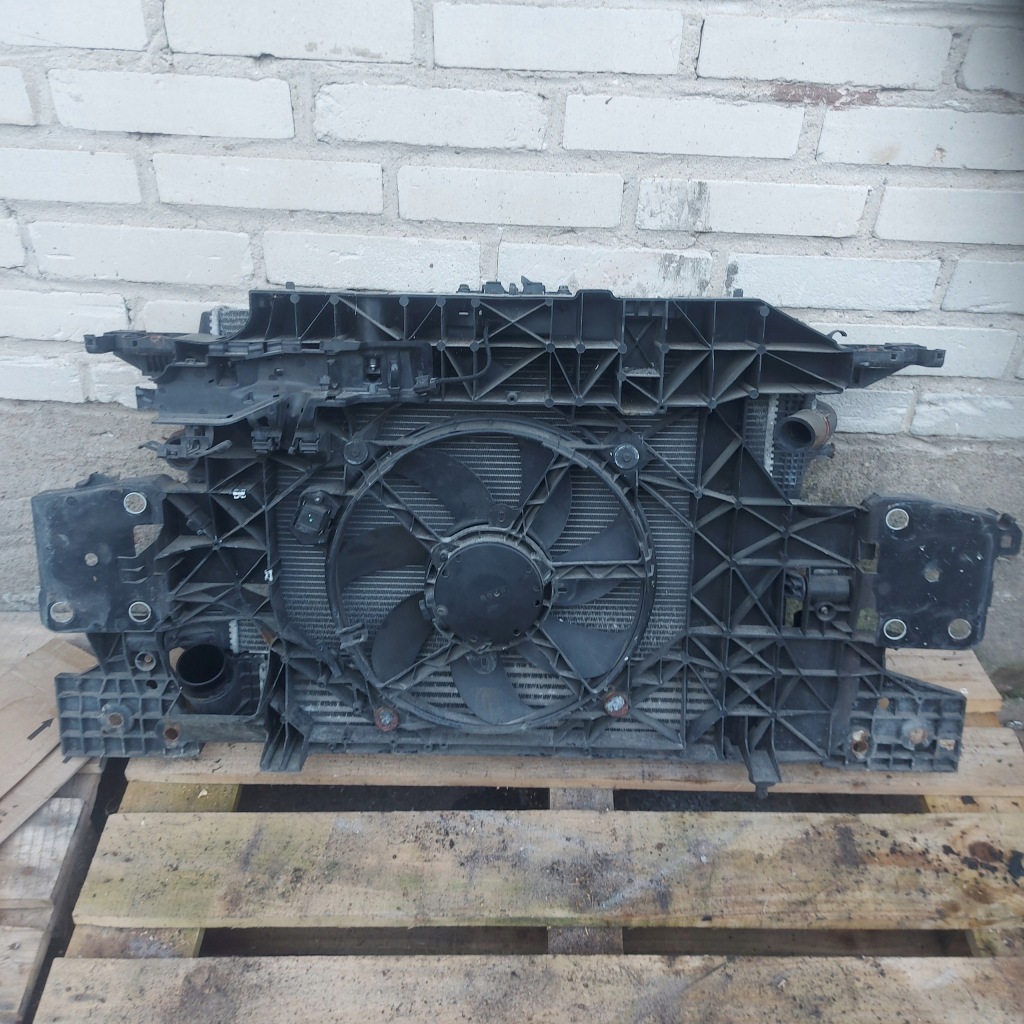 фото №4, Pas передний радиатор вентилятор комплект renault scenic iii lift 1.6 dci