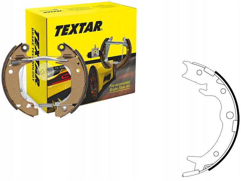фото №1, Textar 91062800 набір колодка гальмівних, гальмо стояночний