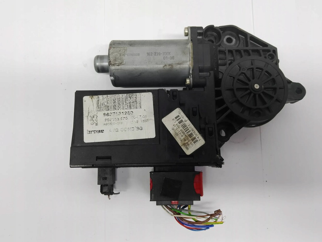 фото №5, Моторчик скло лівий перед peugeot 307 0130821767, 9637131280