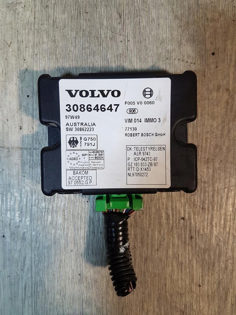 фото №1, Модуль блок управления иммобилайзер volvo s40 v40