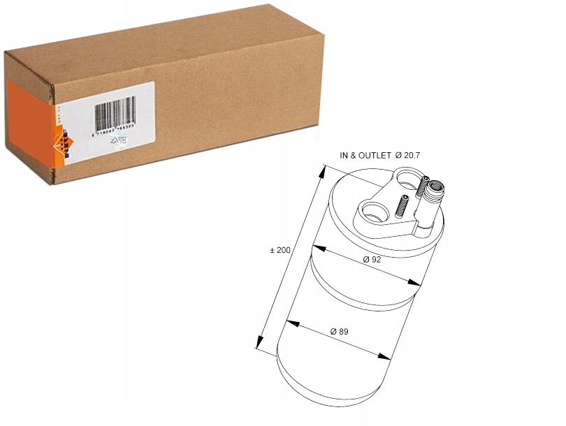 фото №1, Nrf 33216 осушитель, кондиционер