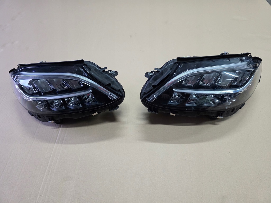 фото №9, Kompletny перед капот бампер pas лампи lhp mercedes w205 amg lift c300 040