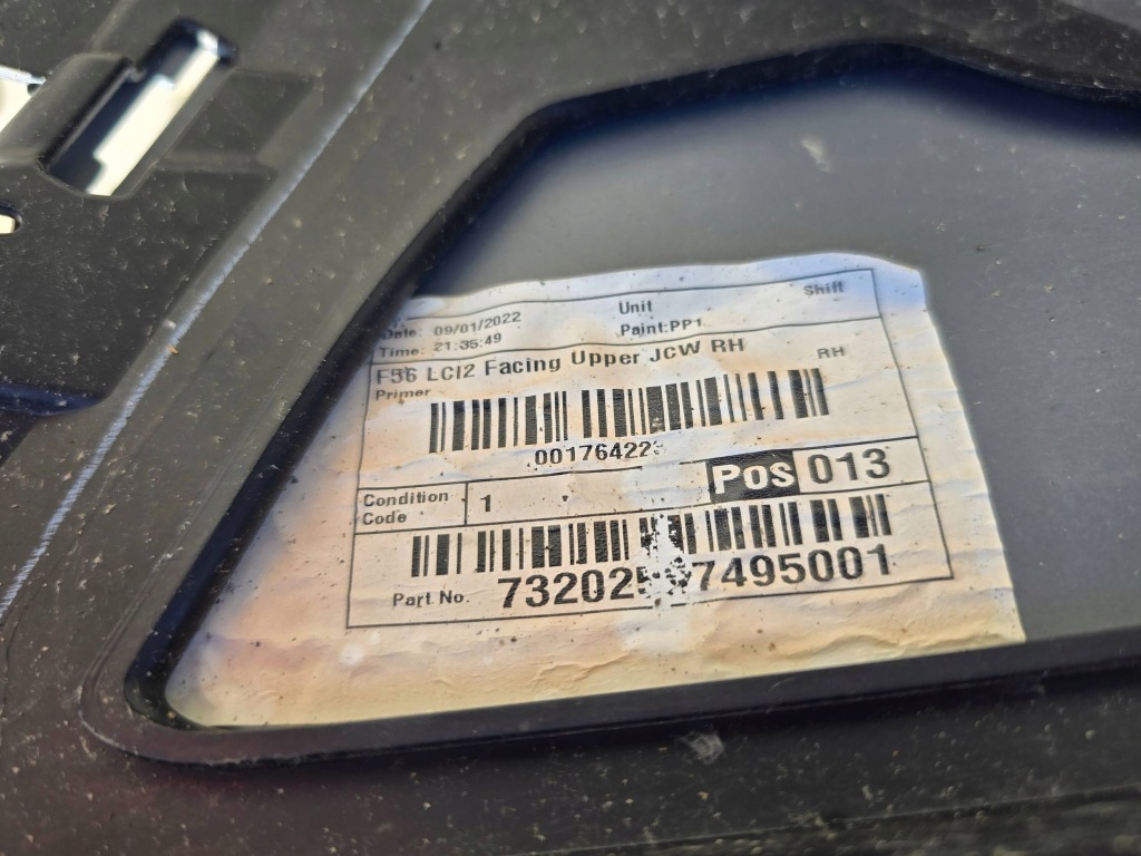 Бампер перед передній mini f55 f56 jcw lci bez pdc Оригінал