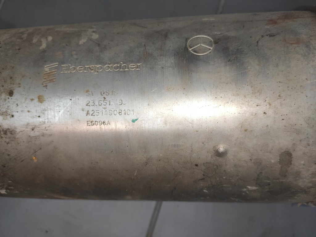 фото №8, Mercedes r-klasa w251 3.0cdi гаситель средний резонатор оригинал 2514908101