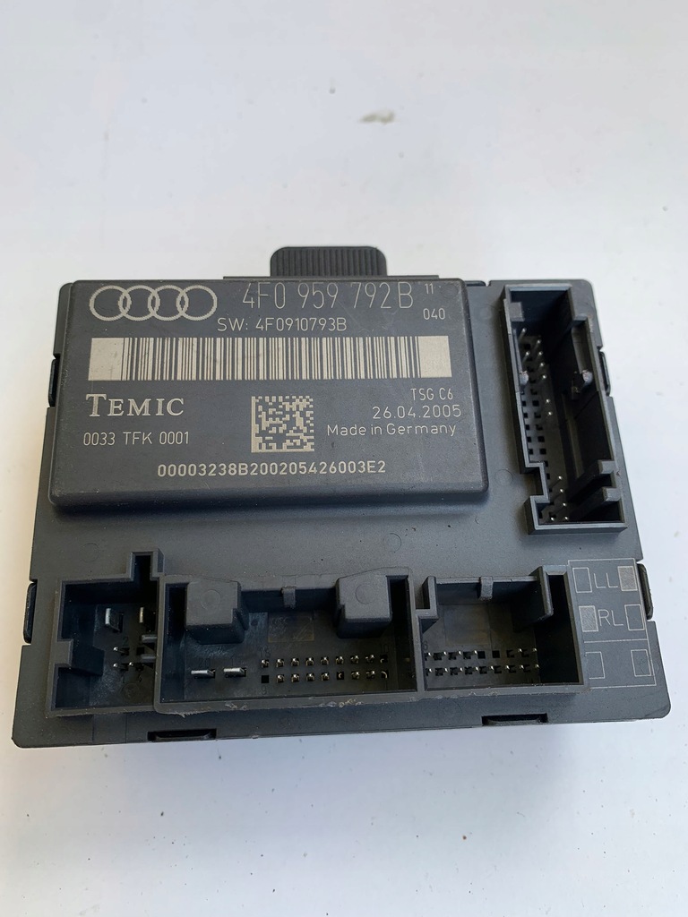 фото №1, Модуль блок керування двері audi оригінальний номер 4f0959792b