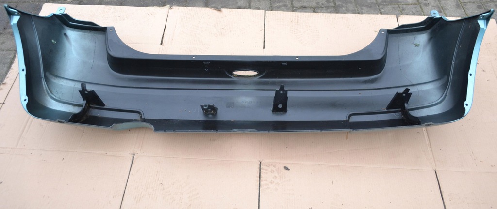 фото №8, Opel agila a 00-07r бампер задняя задний zielono-niebieski оригинал