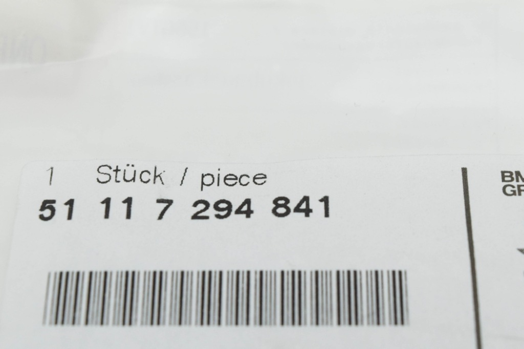 Bmw 4 f32 молдинг отделочная бампера передний левая сторона 51117294841 Недорого