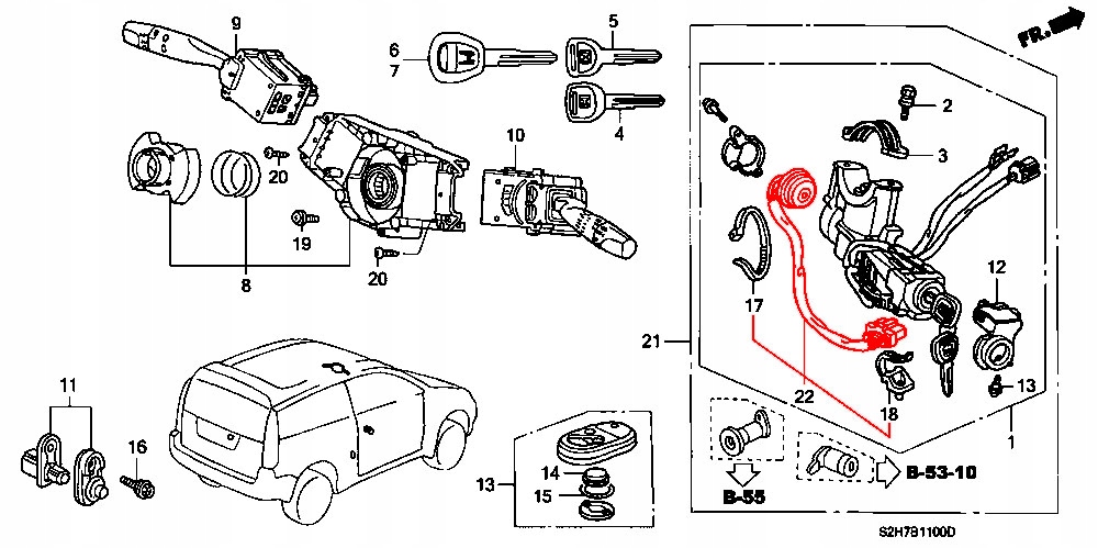 фото №5, Колодка замка зажигания 3818z-99 polcar