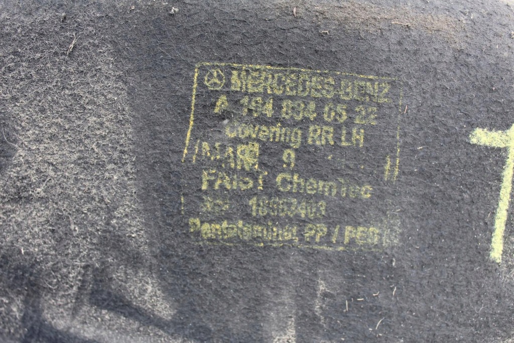 Підкрилок задній лівий задні ліва оригінальний номер mercedes w164 ml a1648840522 Зі Шроту