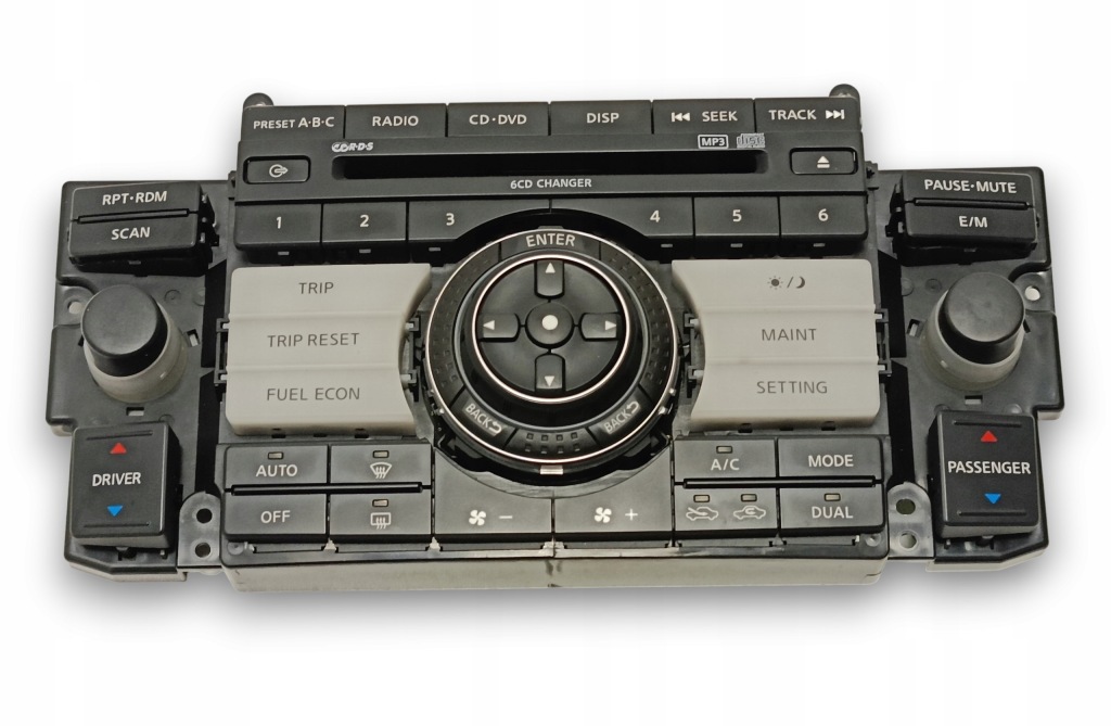 фото №1, Панель радио проигрыватель кондиционера навигации infiniti fx35 fx45 lift