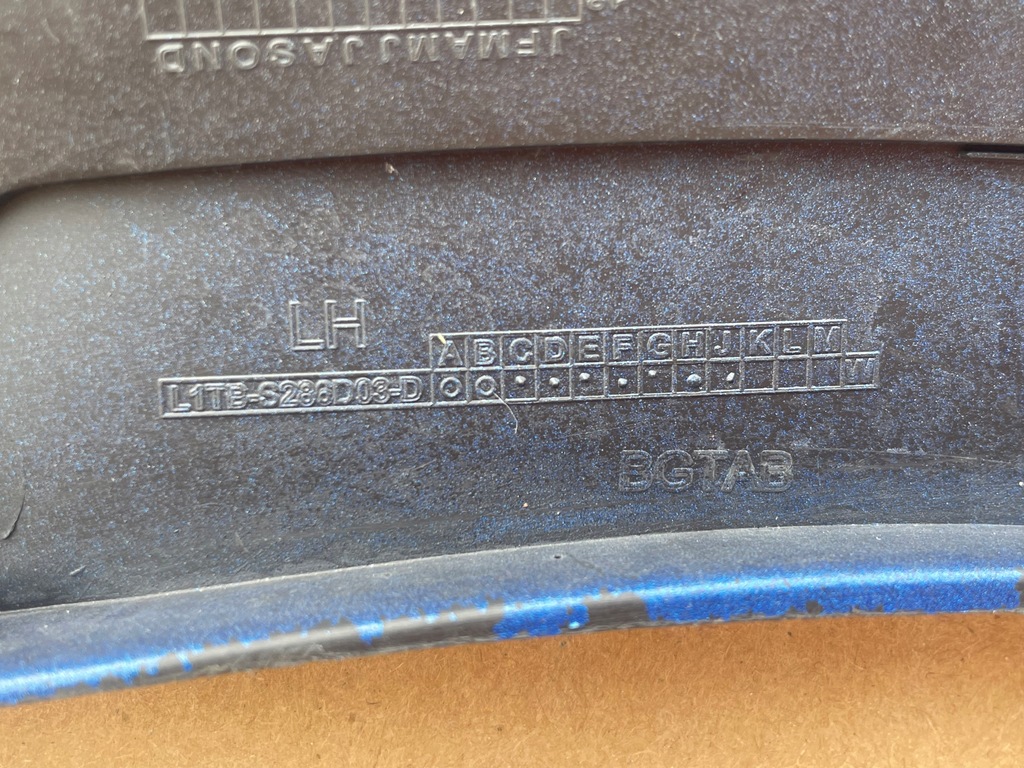 фото №12, Ford puma mk2 ii левая молдинг бампера задняя задняя