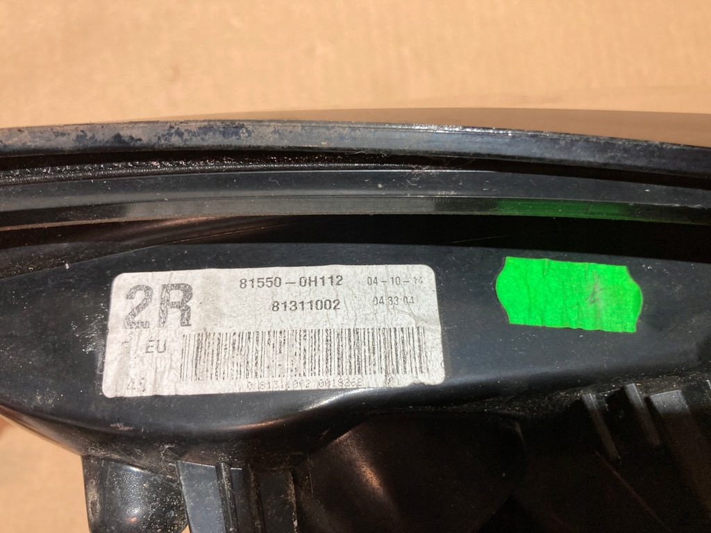 фото №15, Лампа права задня toyota aygo ii 2