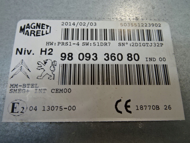 фото №9, Peugeot 308 ii t9 радио навигация 9809336080