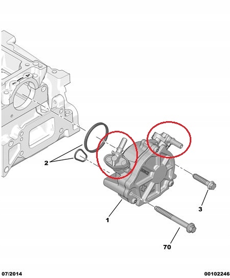 фото №14, Патрубок насоса вакуум 1.6 tdci focus galaxy mondeo