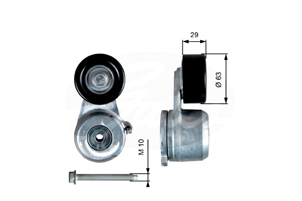 [t39360] натяжитель ремень многоручейковый pasuje do: в Украине