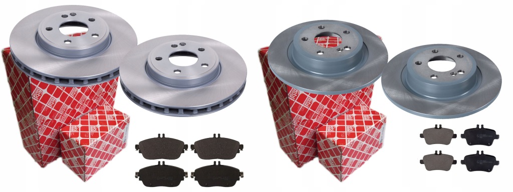 фото №1, Тормозные диски тормозные колодки p+t febi mercedes c117 w246 w176