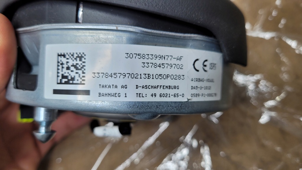 фото №10, Подушка повітряна водія подушка безпеки bmw f32 f82 f10 f30 m-pakiet nowa !!!