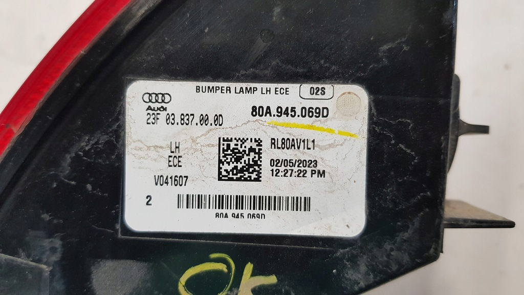 фото №11, Лампа ліва задня audi q5 ii