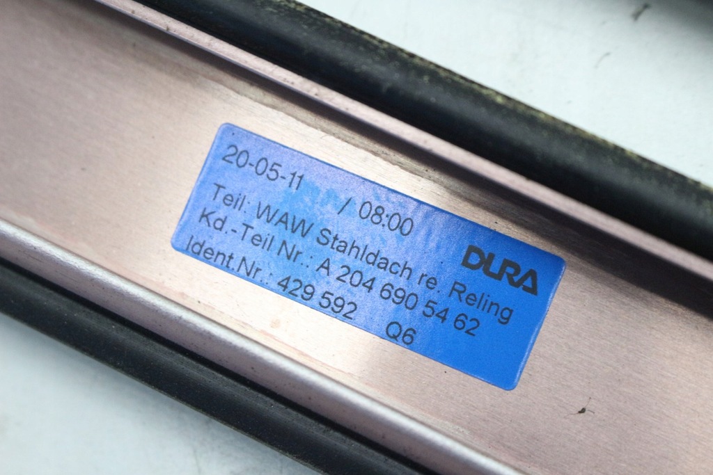 фото №11, Молдинг дахова mercedes glk x204