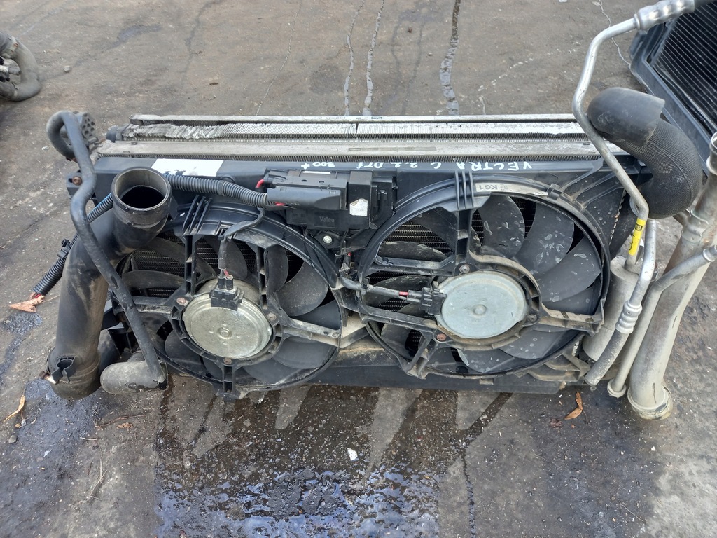 фото №4, Комплект радиатор вентиляторы opel vectra c 2.2 dti