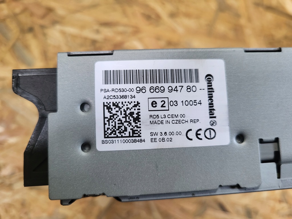 фото №2, Радіо cd радіопрогравач 9666994780 citroen c4 ds4