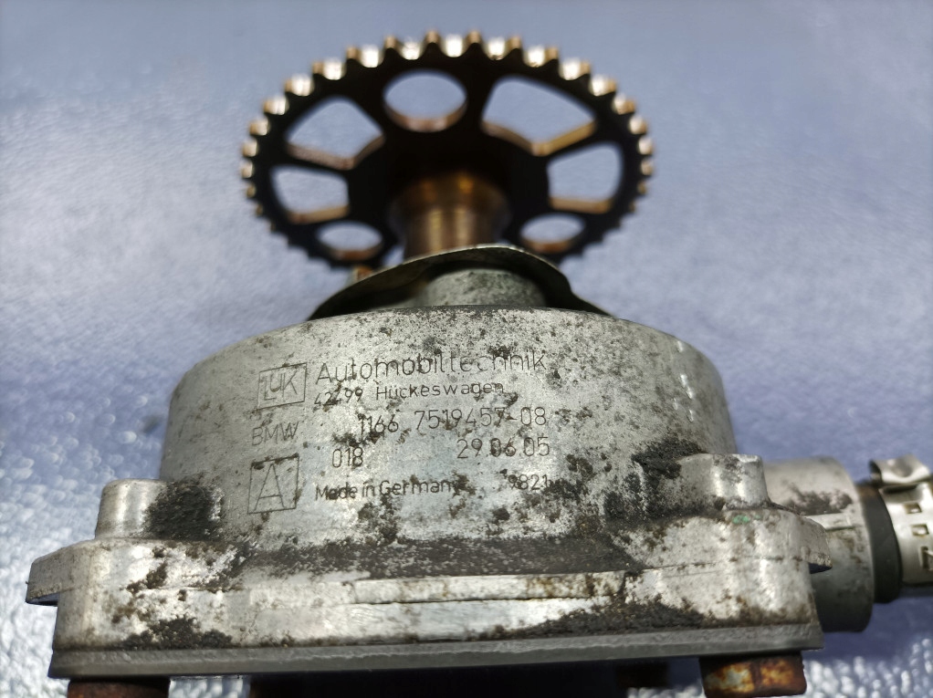 фото №5, Bmw 6 e63 e64 3.0 b n52b30a 258 km насос вакуум 7516128