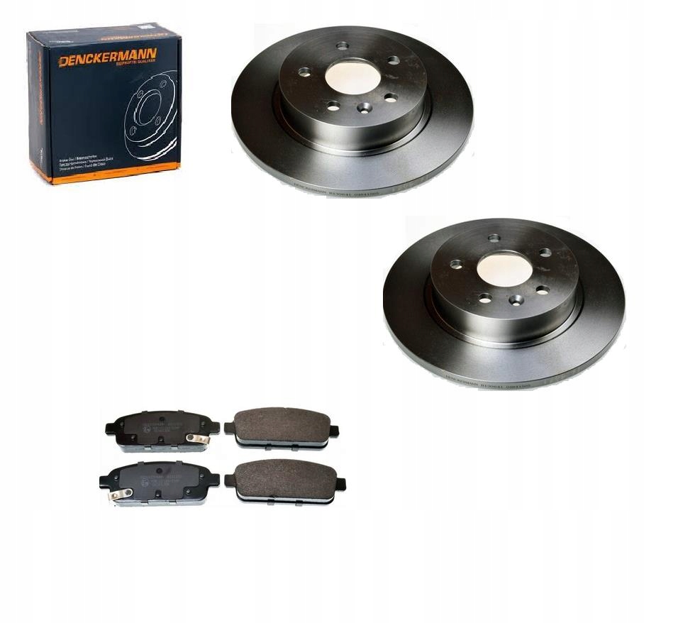 фото №1, Тормозные диски тормозные колодки chevrolet trax 2012- задняя 268mm kpl.