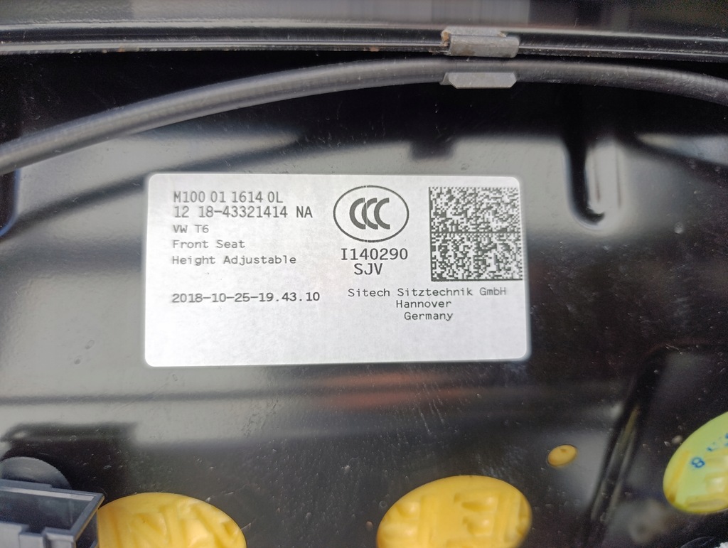 фото №12, Vw t6.1 комплект сидінь передніх сидіння пасажир водія сидіння перед