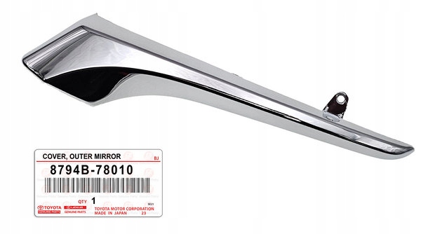 фото №1, Lexus nx rx 2014+ молдинг корпус зеркало левая 8794b78010 оригинал