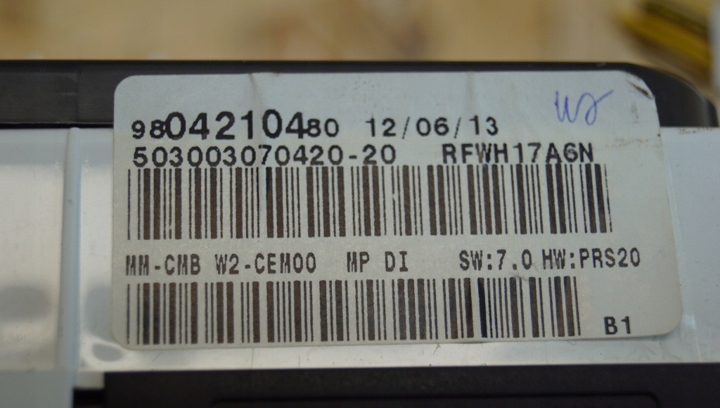 фото №10, Счетчик приборы peugeot 508 i 9803176080 9804210480