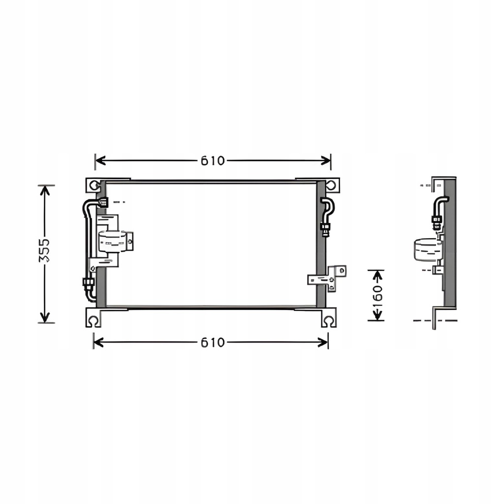 фото №1, Diederichs 8588009 конденсатор, кондиционер
